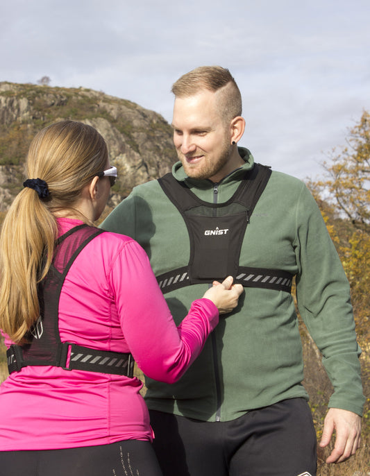 GNIST løpevest - pakketilbud med 2 vester